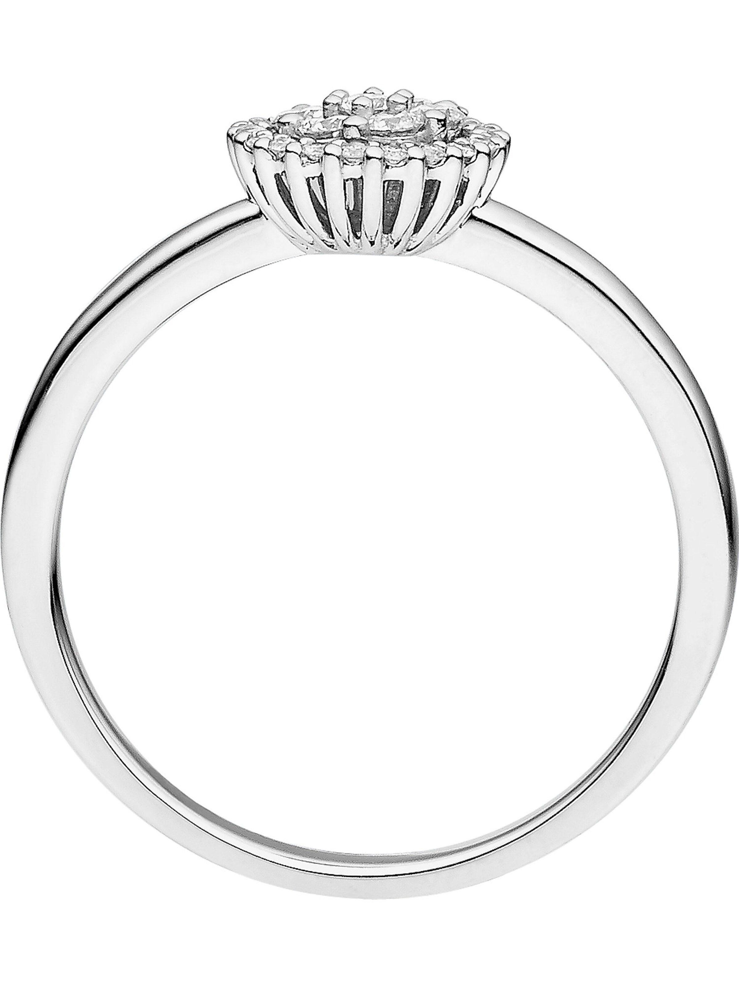 CHRIST Ring 'Diamonds' in Silber