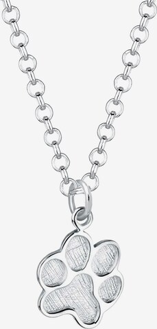 ELLI Necklace 'Pfote' in Silver