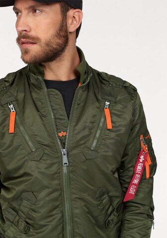 ALPHA INDUSTRIES Between-Season Jacket 'Falcon II' in Green