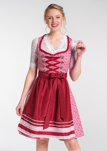 SPIETH & WENSKY Dirndl 'Nudel' in Rot: predná strana