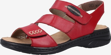 Rieker Sandals in Red: front