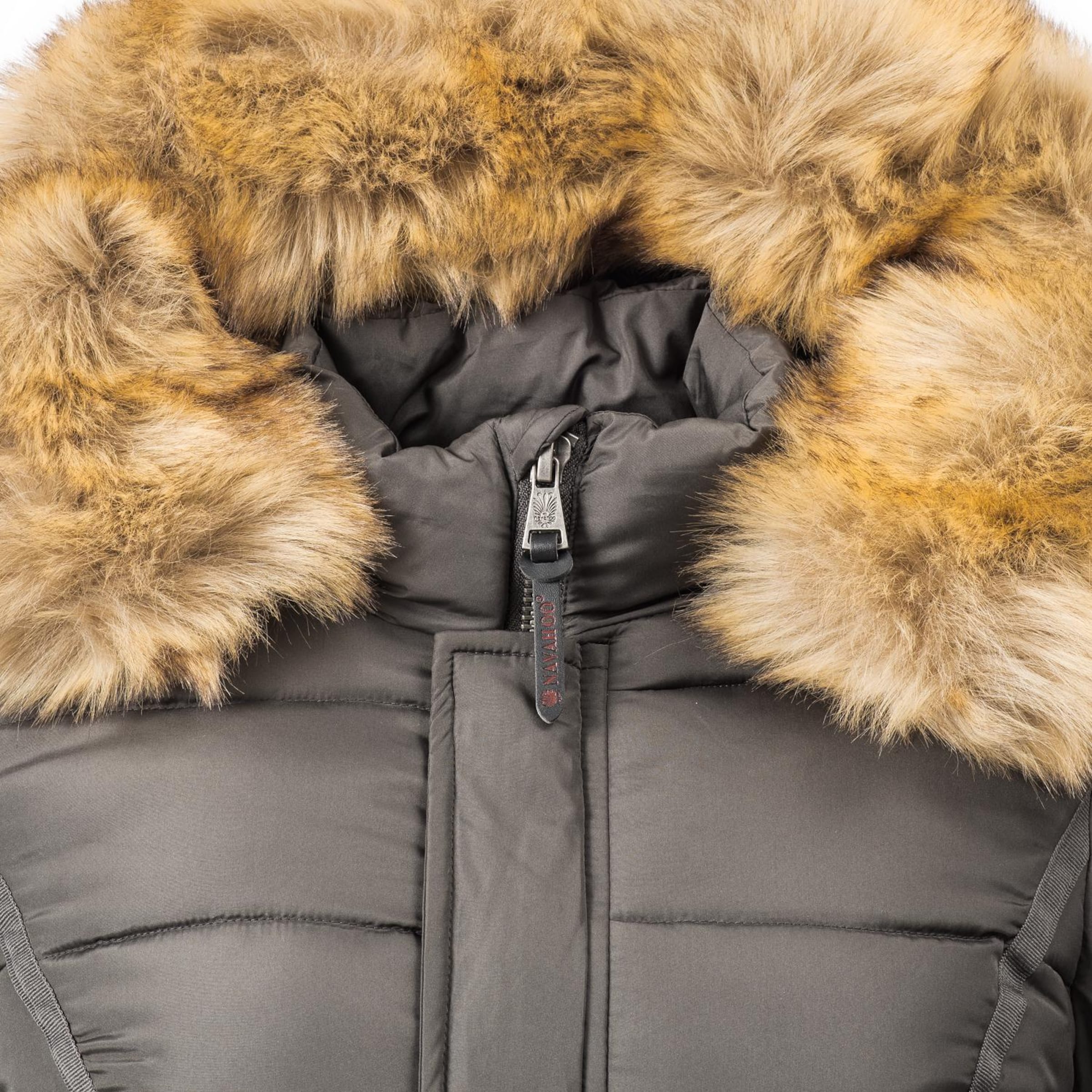 Manteau d’hiver 'Papaya' NAVAHOO en gris