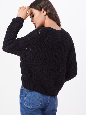 ONLY Strickpullover in Schwarz: zadná strana