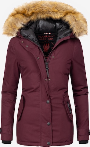 Veste d’hiver 'Laura' NAVAHOO en rouge : devant