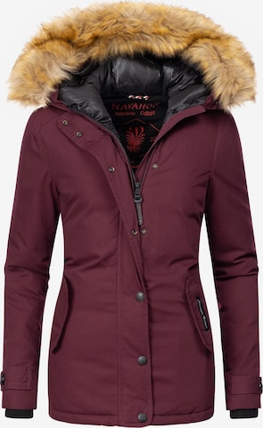 NAVAHOO Winter Jacket 'Laura' in Red: front
