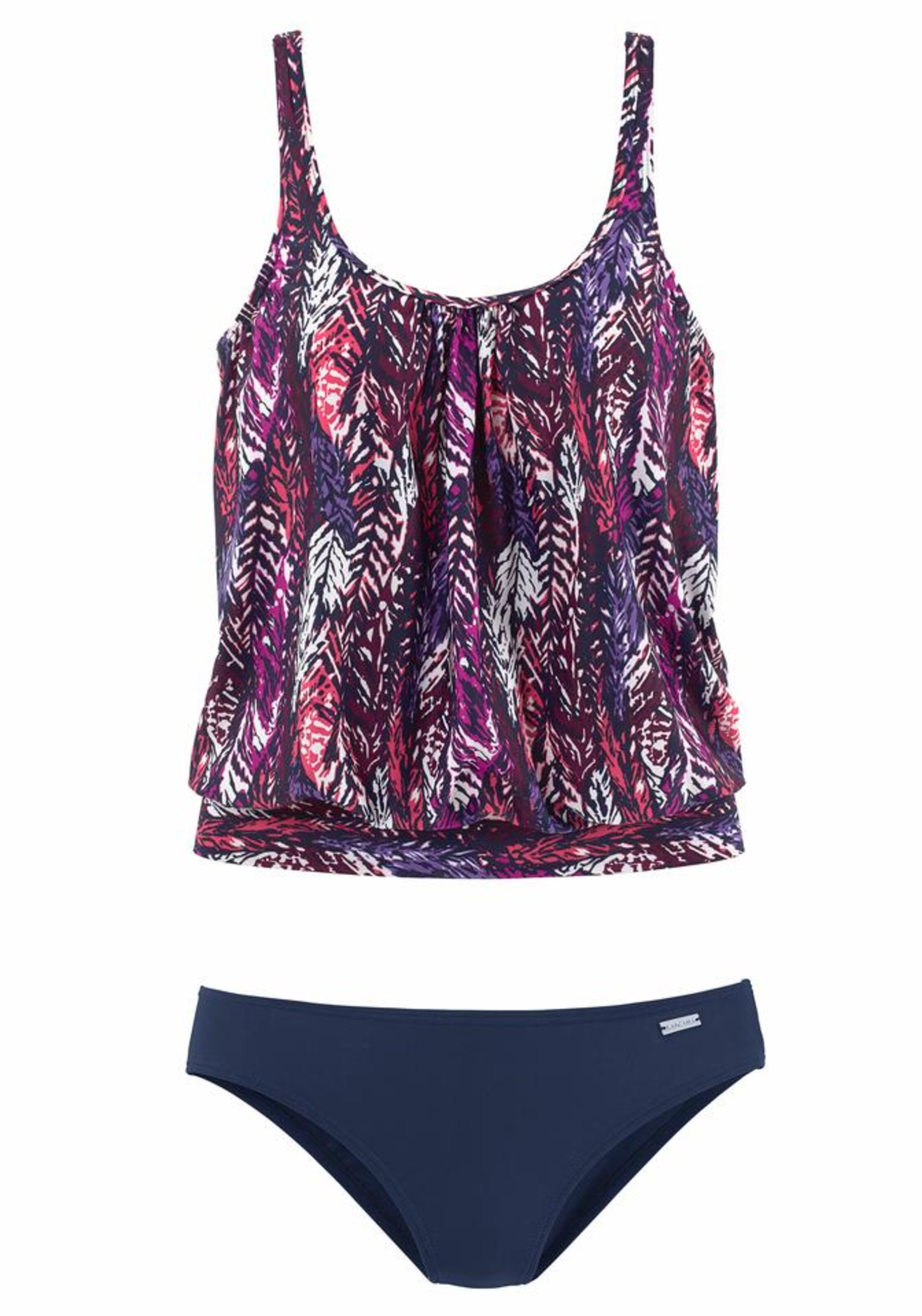 LASCANA - Oversize-Tankini in beere