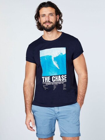 CHIEMSEE Regular fit Functioneel shirt in Blauw: voorkant