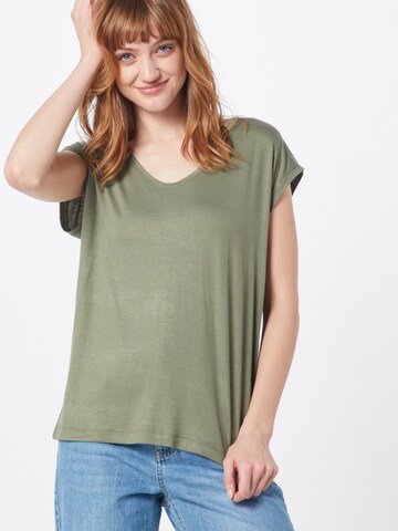 T-shirt 'Billo' PIECES en vert : devant