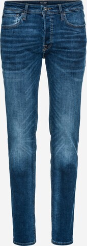 JACK & JONES Slimfit Jeans 'Tim' in Blauw: voorkant