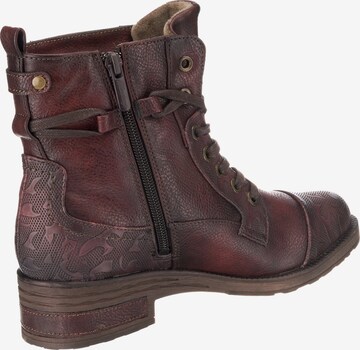 Bottines à lacets MUSTANG en marron