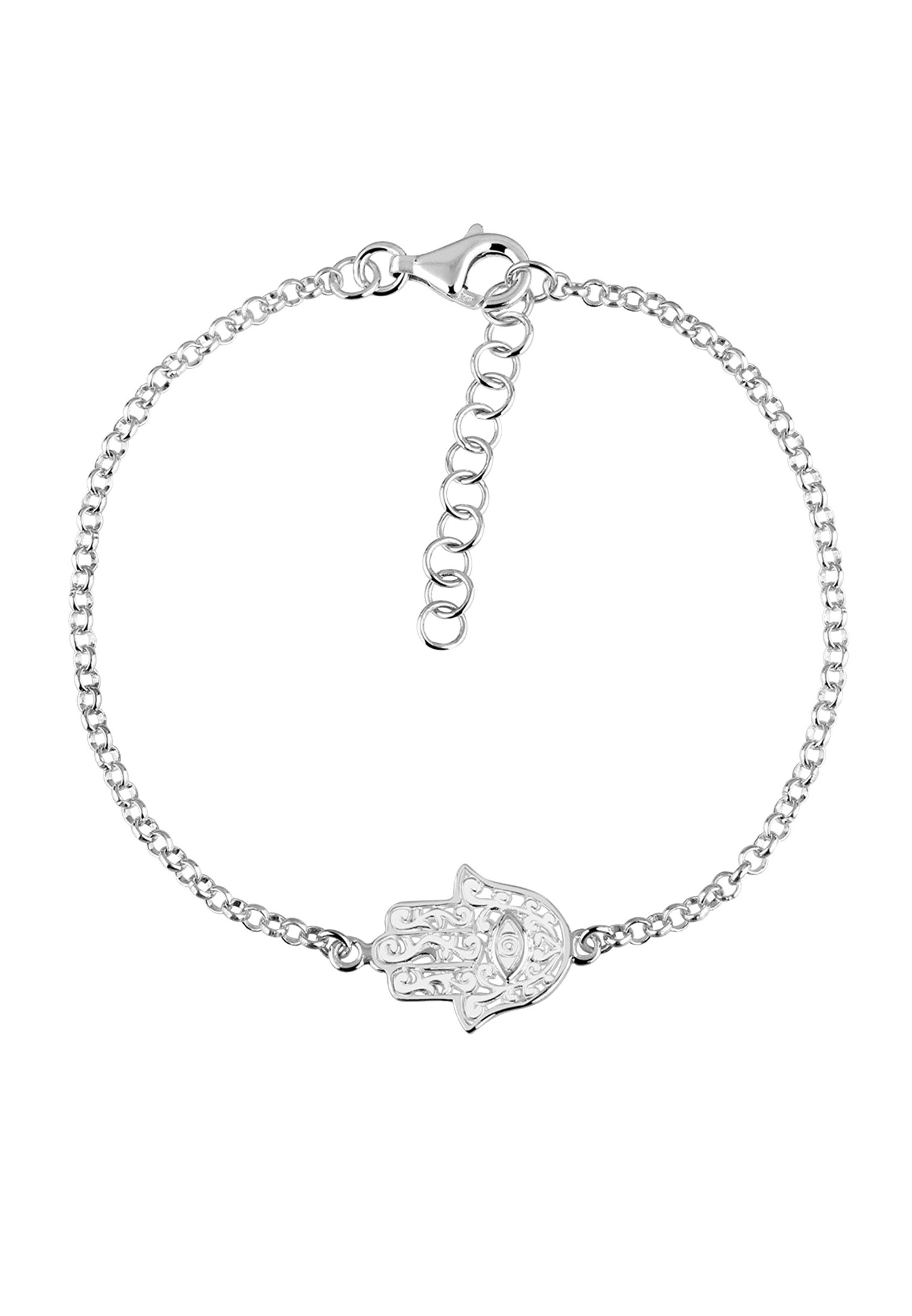 Bracelet 'Hamsa Hand' Nenalina en argent : devant
