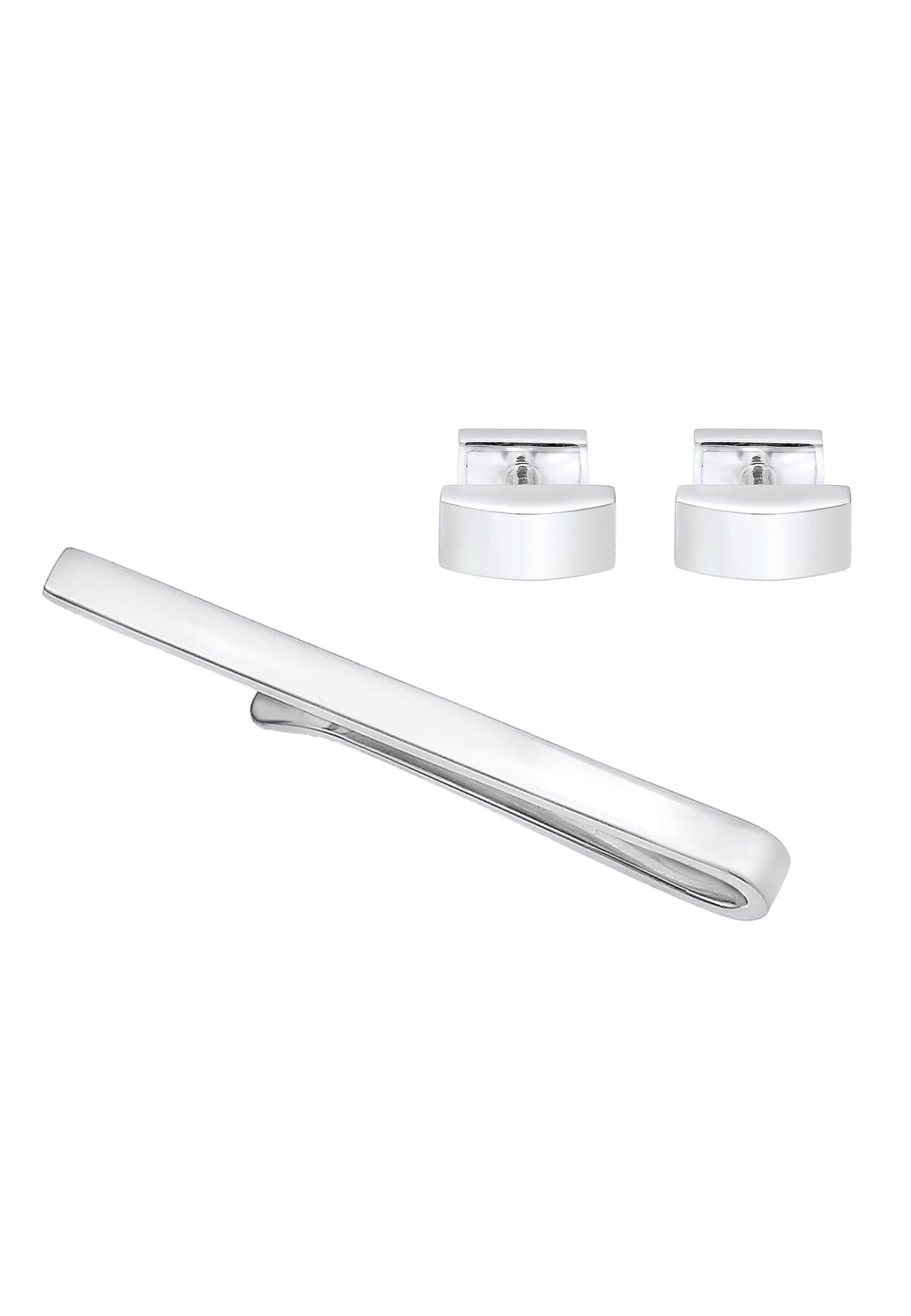 PAULO FANELLO Jewelry Set 'Geo' in Silver