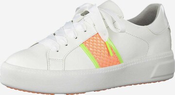 TAMARIS Athletic Lace-Up Shoes in White: front