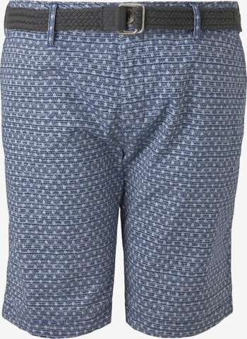 TOM TAILOR Men + Regular Shorts in Blau: predná strana