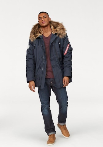 Parka invernale 'Polar' di ALPHA INDUSTRIES in blu