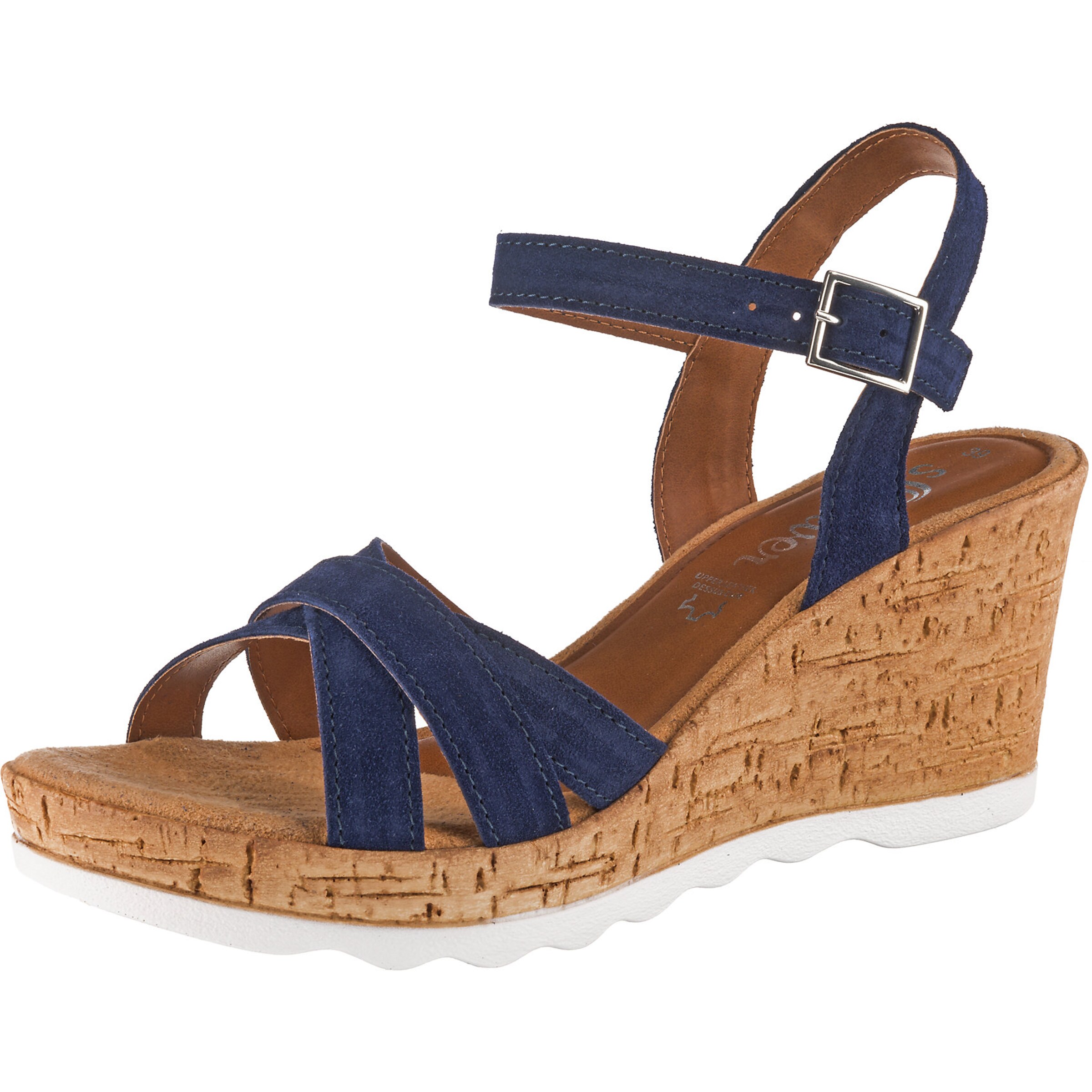 s.Oliver - Sandalen met riem in de kleur Navy