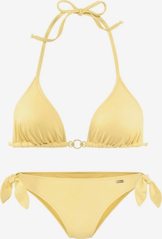 BUFFALO Triangen Bikini i gul: framsida
