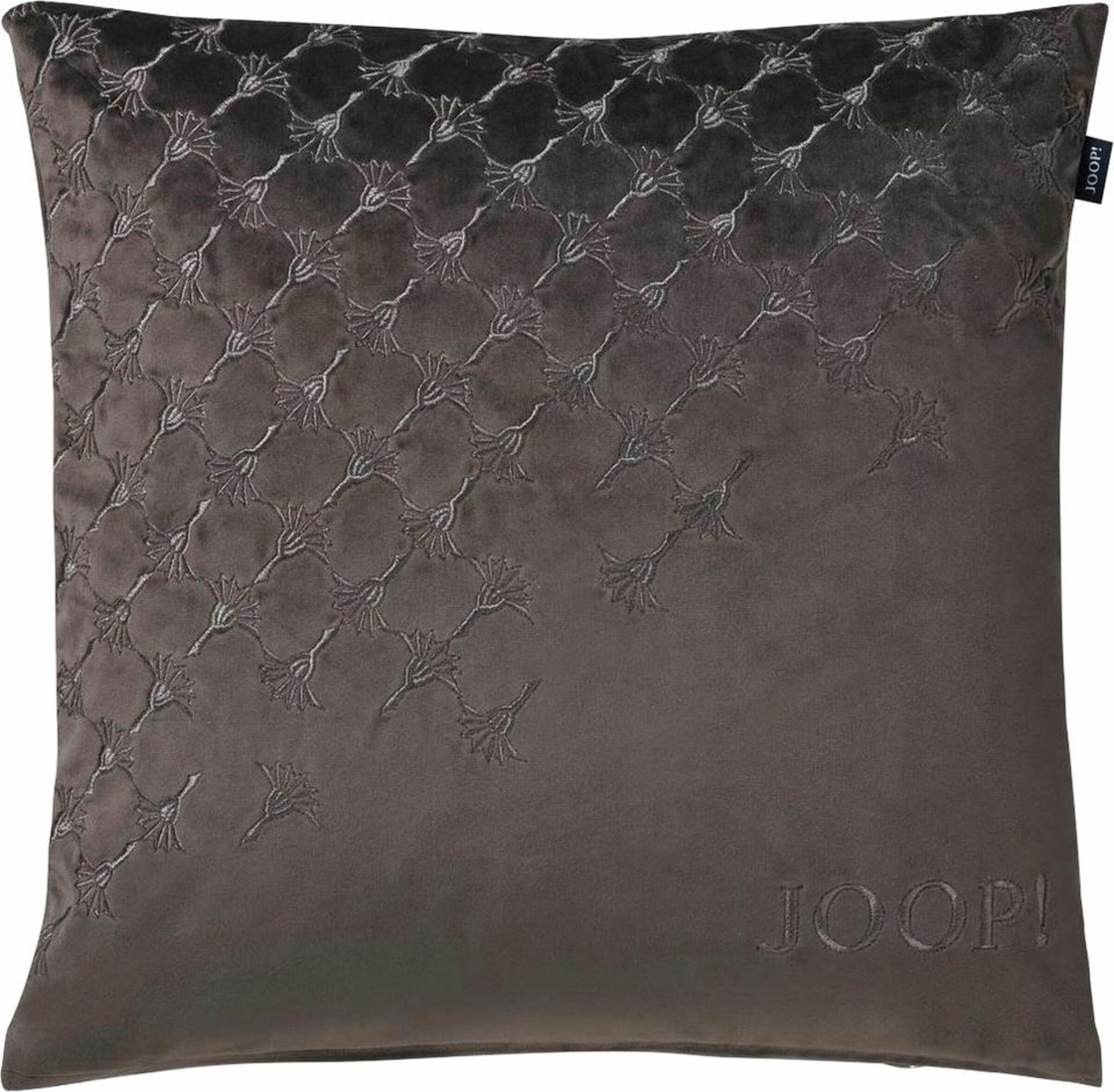 JOOP! - Kissenbezug 'Sign' in mokka
