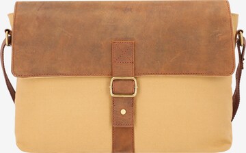 Dermata Crossbody Bag in Brown: front