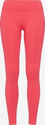 Skinny Pantalon de sport Hey Honey en rose : devant