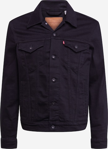 Geacă de primăvară-toamnă 'The Trucker Jacket' de la LEVI'S ® pe negru: față