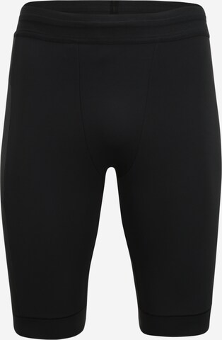 NIKE Skinny Športne hlače | črna barva: sprednja stran