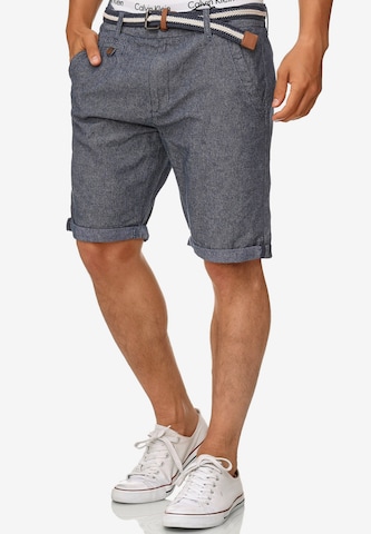 INDICODE JEANS Regular Shorts 'Cuba' in Blau: predná strana