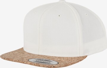 Flexfit Snapback 'Cork' in Weiß: predná strana