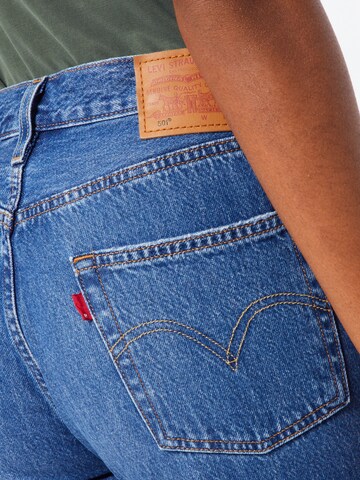 LEVI'S ® Regular Jeans '501 Crop' i blå