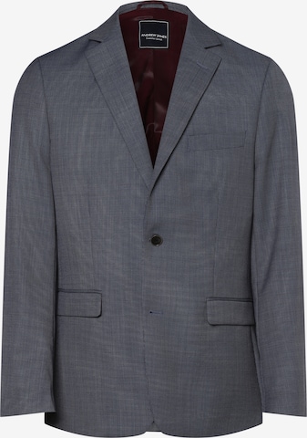 Coupe regular Veste de costume Andrew James en bleu : devant