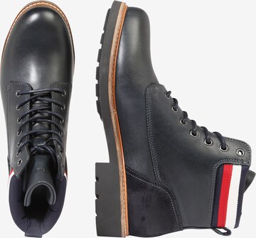 Bottines à lacets 'PATRICK 1A2' TOMMY HILFIGER en bleu : sur le côté