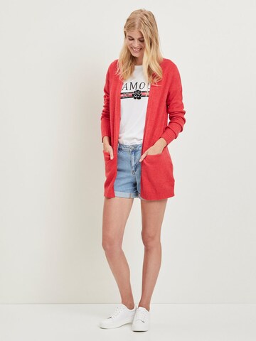 VILA Strickjacke 'VIRil' in Rot