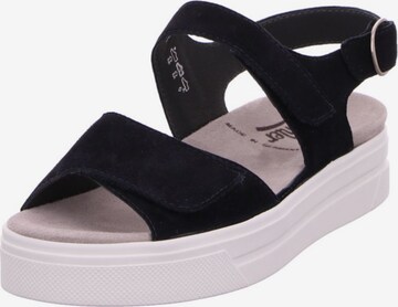 SEMLER Strap Sandals in Blue: front