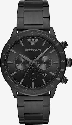 Emporio Armani Zegarek analogowy w kolorze czarny