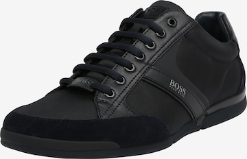 BOSS Casual Sneakers 'Saturn' in Blue: front