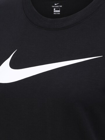 NIKE Funktionsbluse i sort