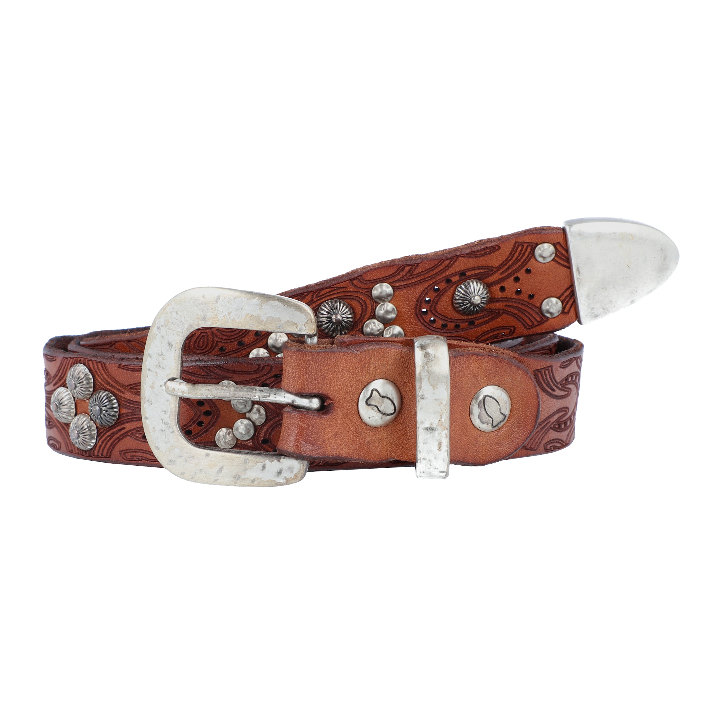 Ceinture Campomaggi en marron : devant