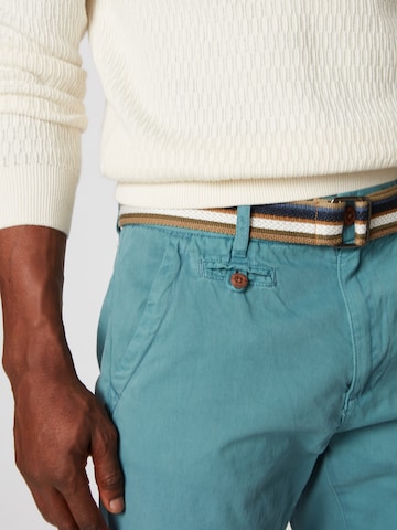 INDICODE JEANS Regular Chino 'Royce' in Blauw