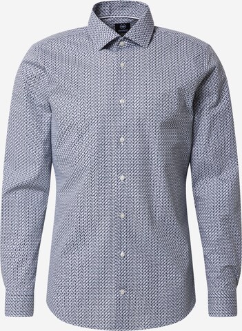 Coupe slim Chemise 'Santos' STRELLSON en bleu : devant