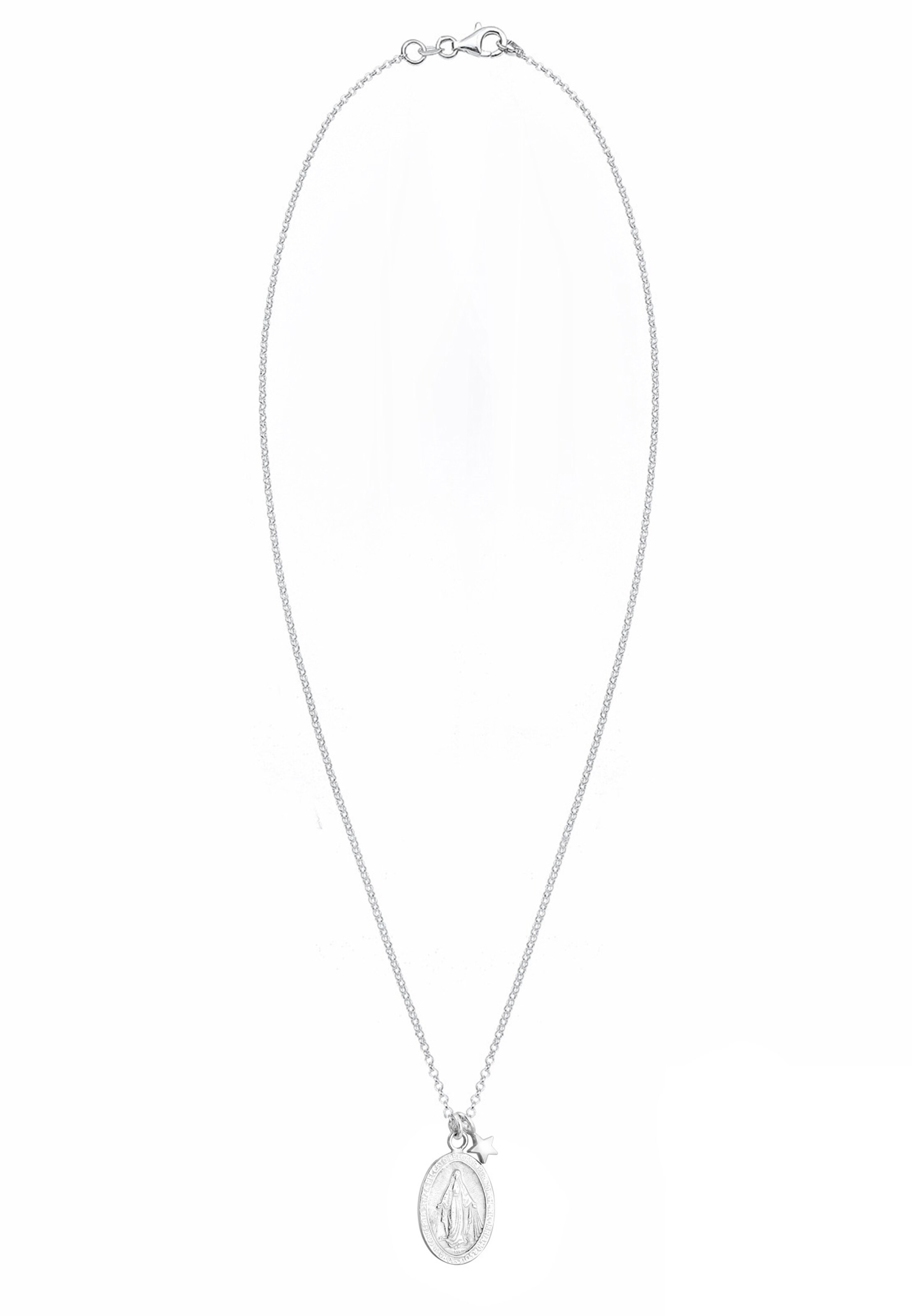 Chaîne 'Marienbild, Sterne' ELLI en argent : devant