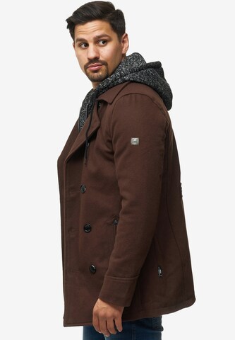 INDICODE JEANS Between-Seasons Coat 'Cliff Jacke' in Brown