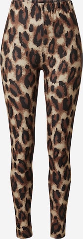 Regular Leggings 'Evaly' MSCH COPENHAGEN en beige : devant