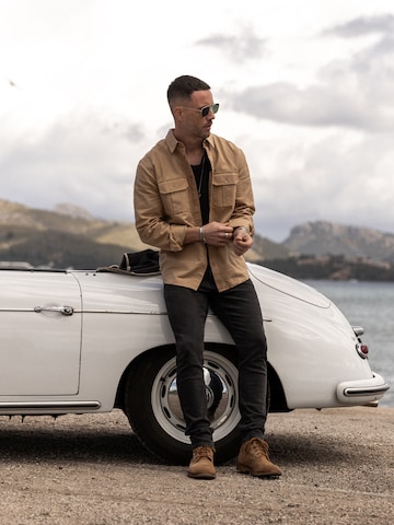 Cool Black & Brown Look by DAN FOX APPAREL
