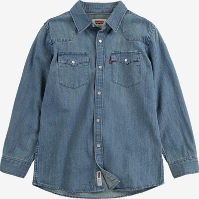 Levi's Kids Overhemd in de kleur Blauw denim, Productweergave