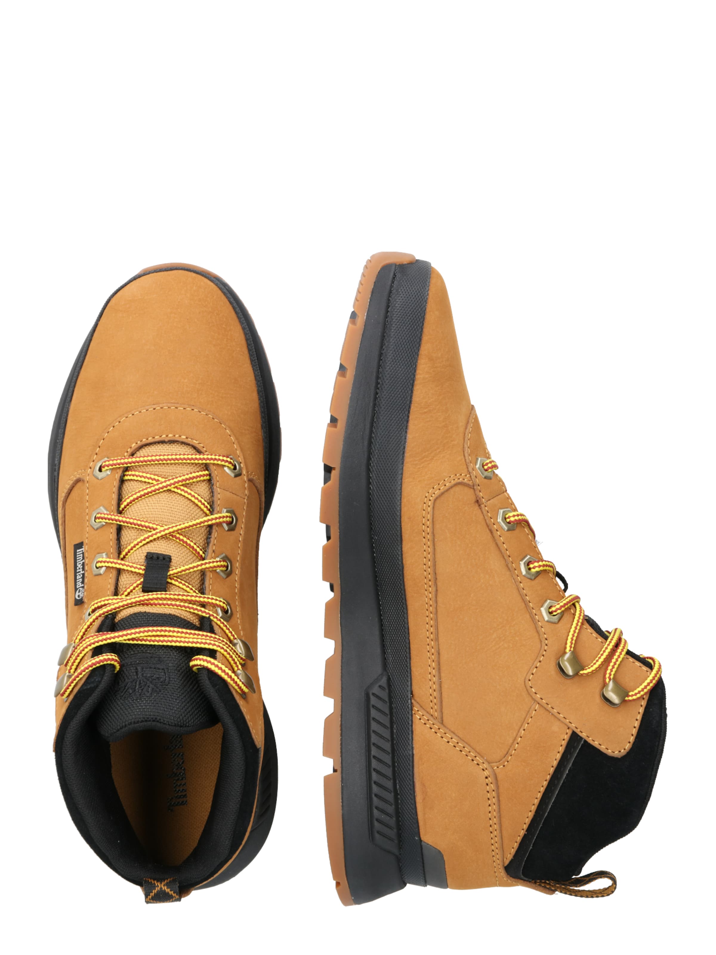 TIMBERLAND Μπότες με κορδόνια σε καφέ