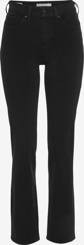 LEVI'S ® Jeans '314 Shaping Straight' in Black: front