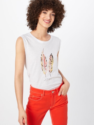 ONLY - Camiseta en blanco: frente