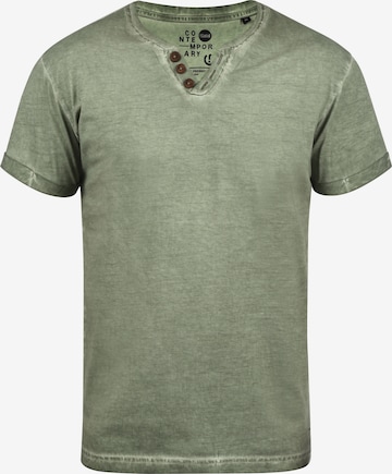 !Solid Shirt 'Tino' in Groen: voorkant