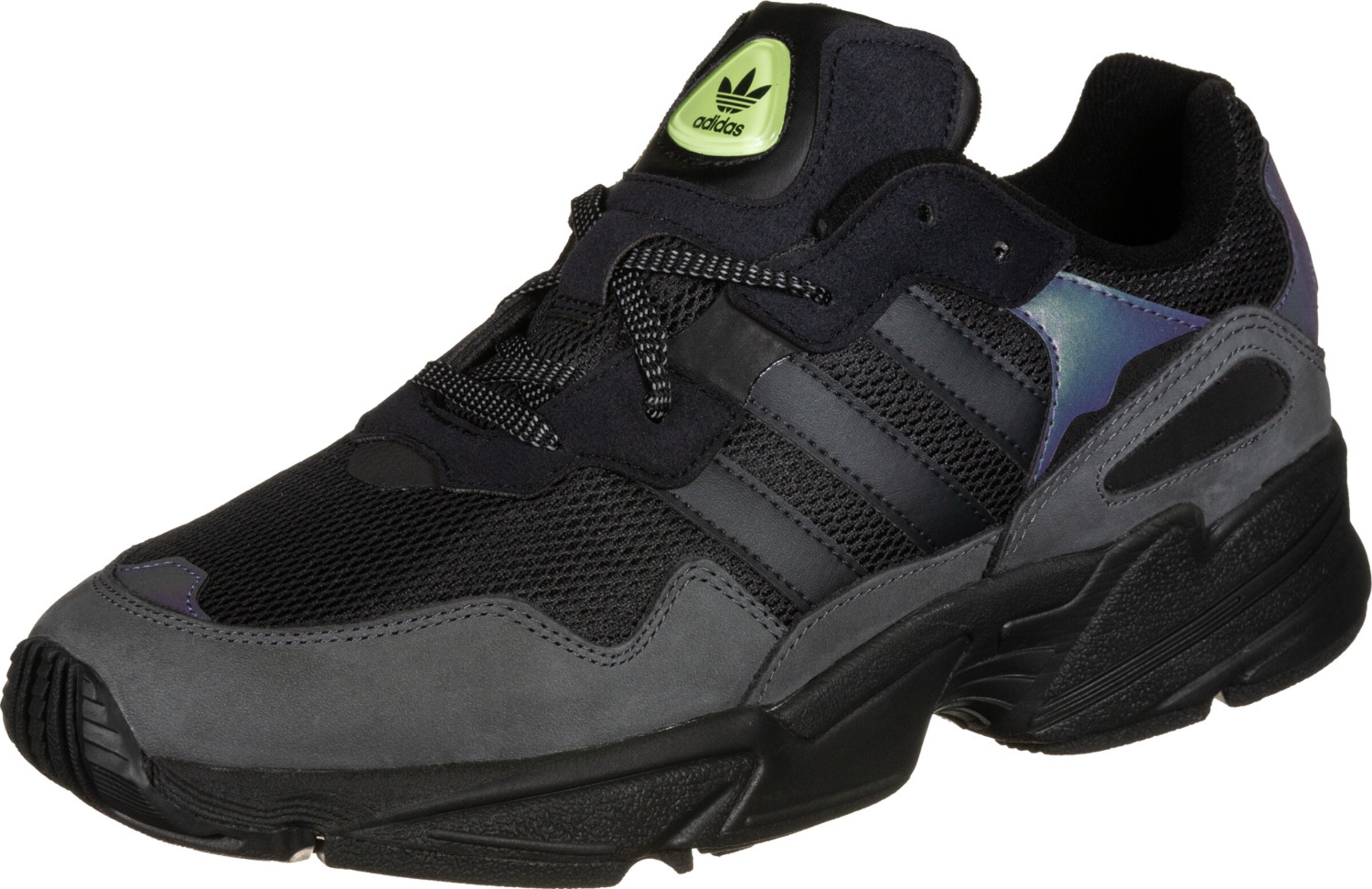 Baskets basses ' Yung 96 ' ADIDAS ORIGINALS en noir : devant
