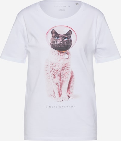 EINSTEIN & NEWTON Shirt 'Astro Cat' in Grey / Dusky pink / White, Item view